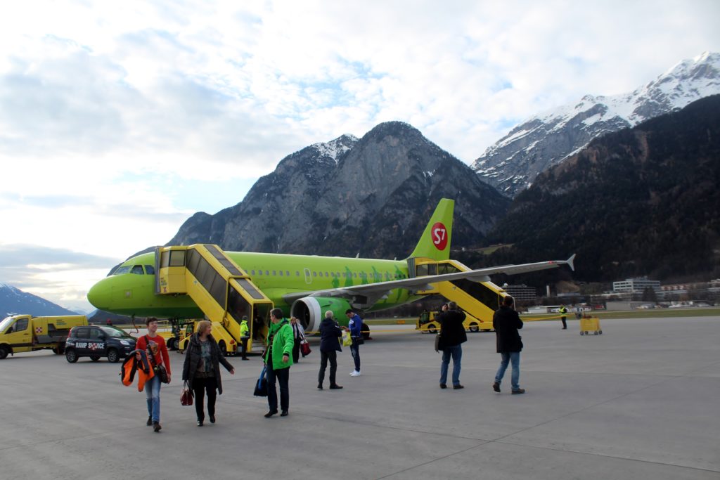 S7 Airlines Economy Class St Petersburg-Innsbruck