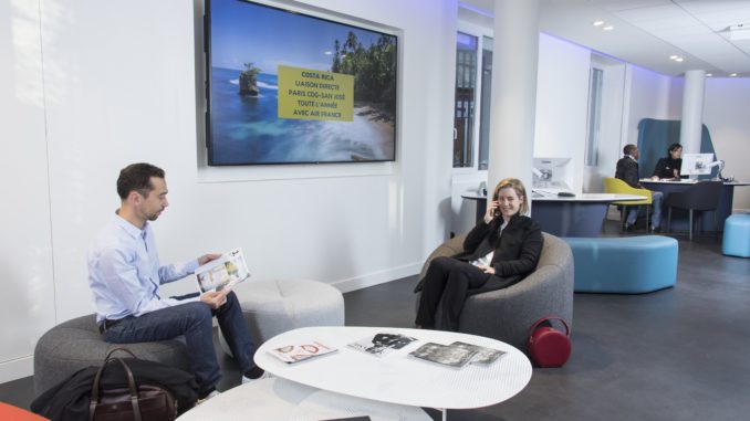 The new Air France ticket office concept in Nantes