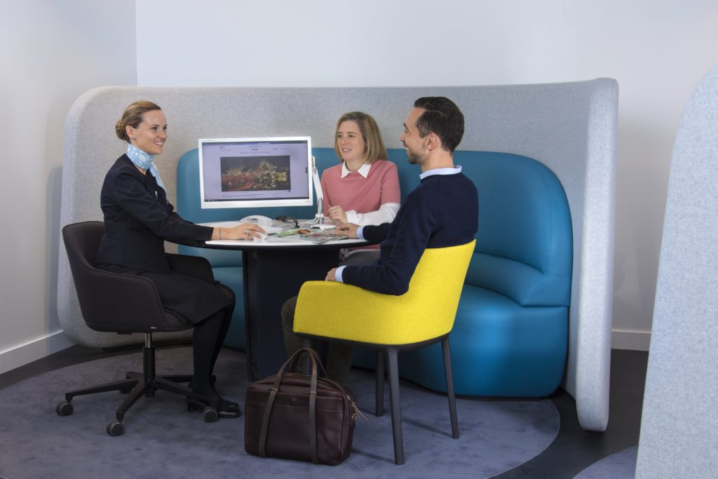 The new Air France ticket office concept in Nantes