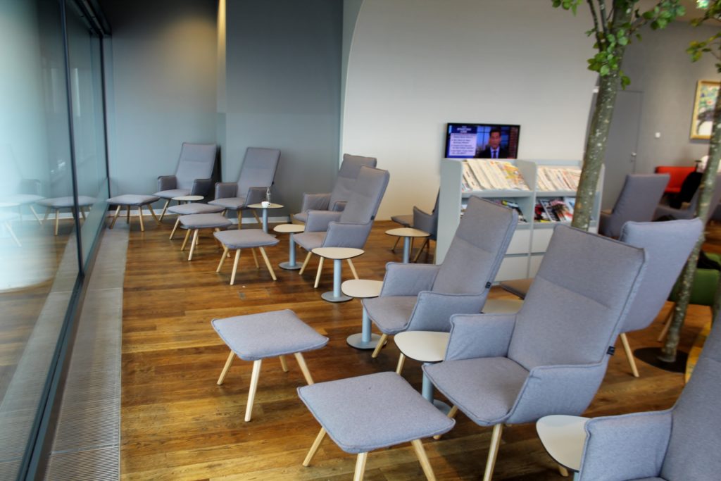 The new Austrian Airlines Senator lounge in the Schengen area at Vienna airport