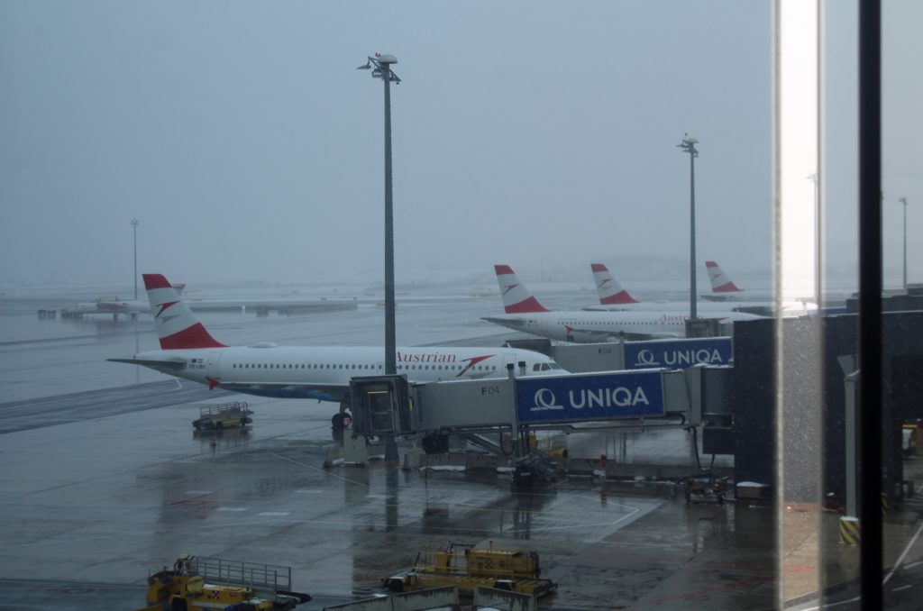 The new Austrian Airlines Senator lounge in the Schengen area at Vienna airport