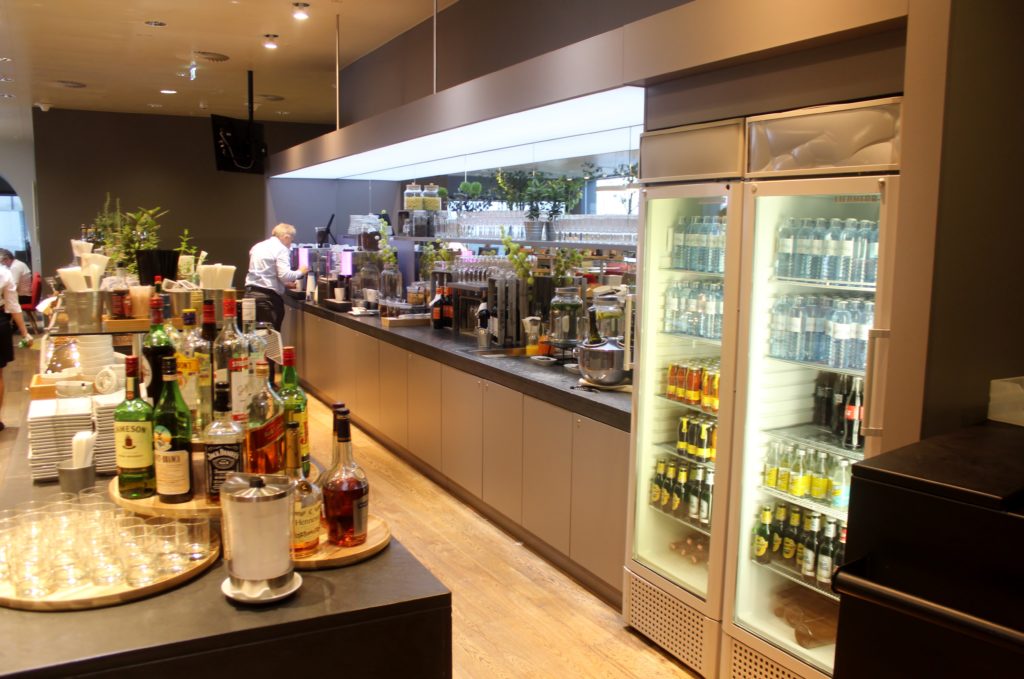 The new Austrian Airlines Senator lounge in the Schengen area at Vienna airport