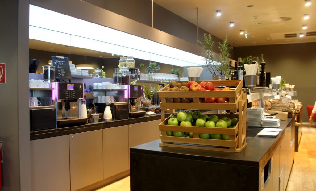 The new Austrian Airlines Senator lounge in the Schengen area at Vienna airport