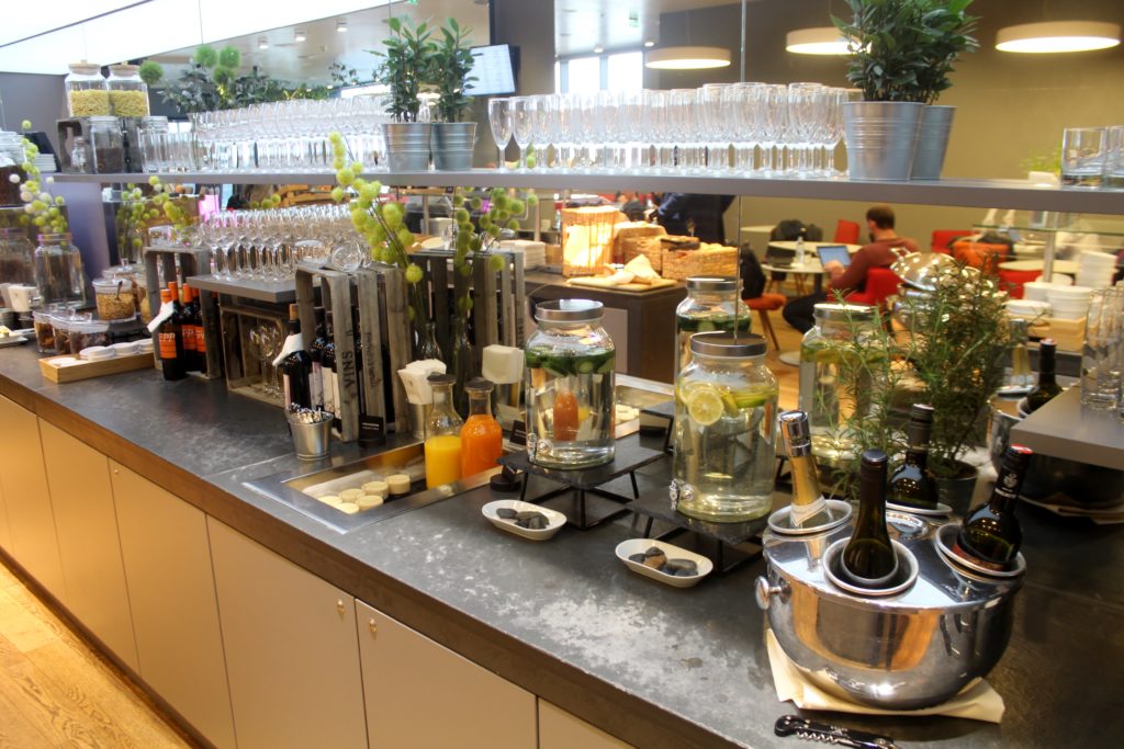 The new Austrian Airlines Senator lounge in the Schengen area at Vienna airport