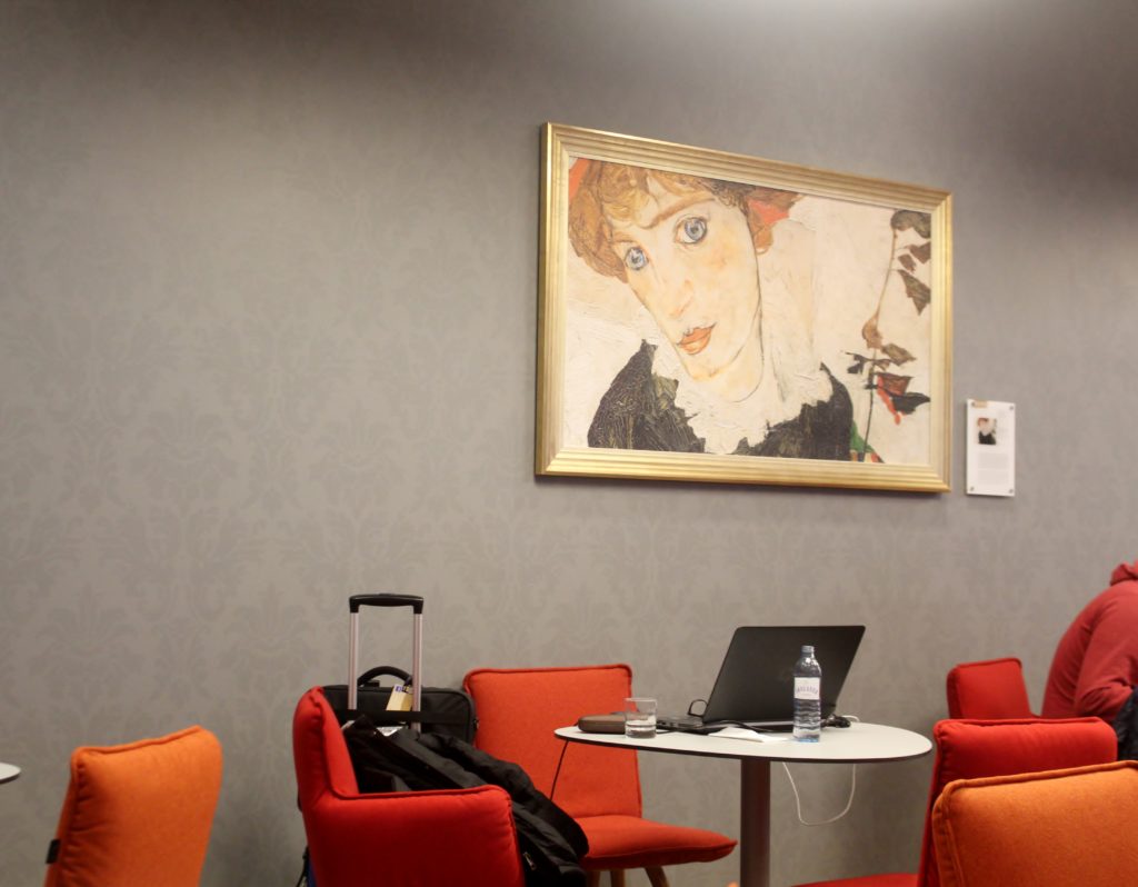 The new Austrian Airlines Senator lounge in the Schengen area at Vienna airport