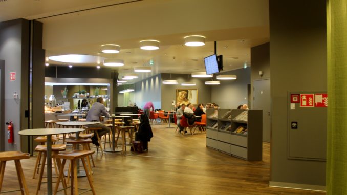 The new Austrian Airlines business lounge in the Schengen area at Vienna airport