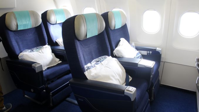 Aircalin Business Class Noumea-Sydney