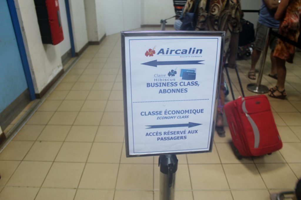 Air Calin Business Class Wallis Island-Noumea