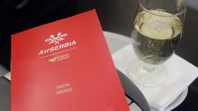 Air Serbia Business Class Frankfurt-Belgrade