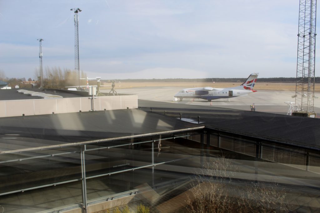 British Airways Sun Air of Scandinavia Aarhus-Stockholm Bromma