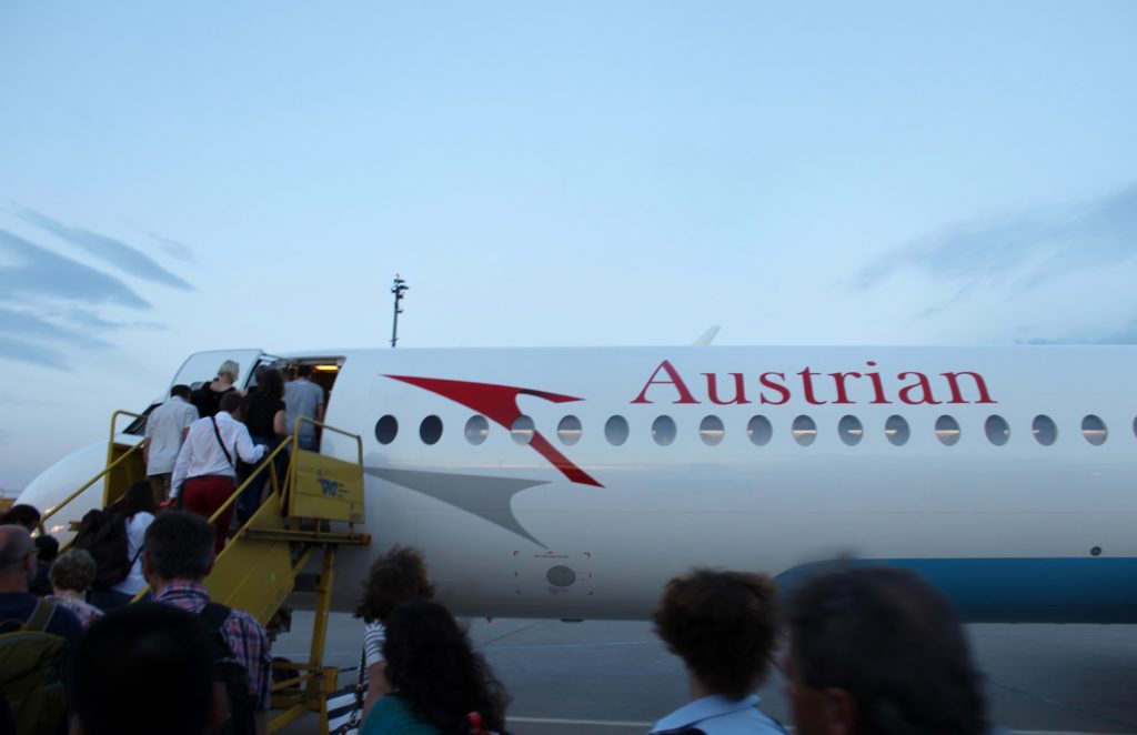 Austrian Airlines Business Class Vienna-Stockholm