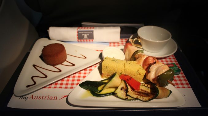 Austrian Airlines Business Class Vienna-Stockholm