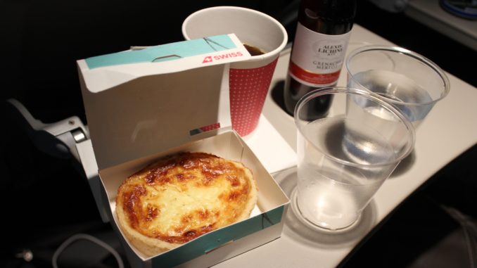 Quiche Lorraine in Swiss Economy Class