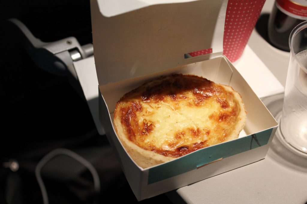 Quiche Lorraine in Swiss Economy Class