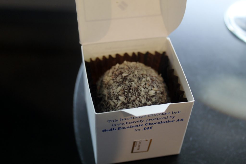 The SAS chocolate ball from Hedh Escalante