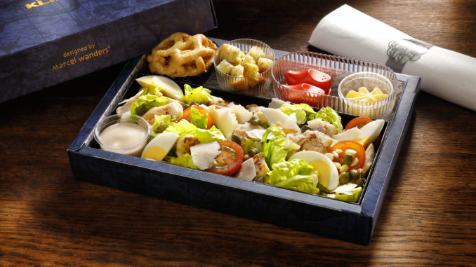 New meal box in business class on KLM Cityhopper