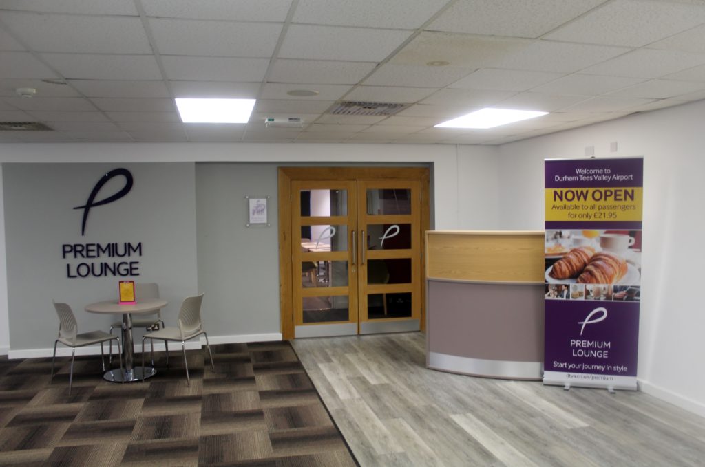 Premium Lounge, Durham Tees Valley Airport