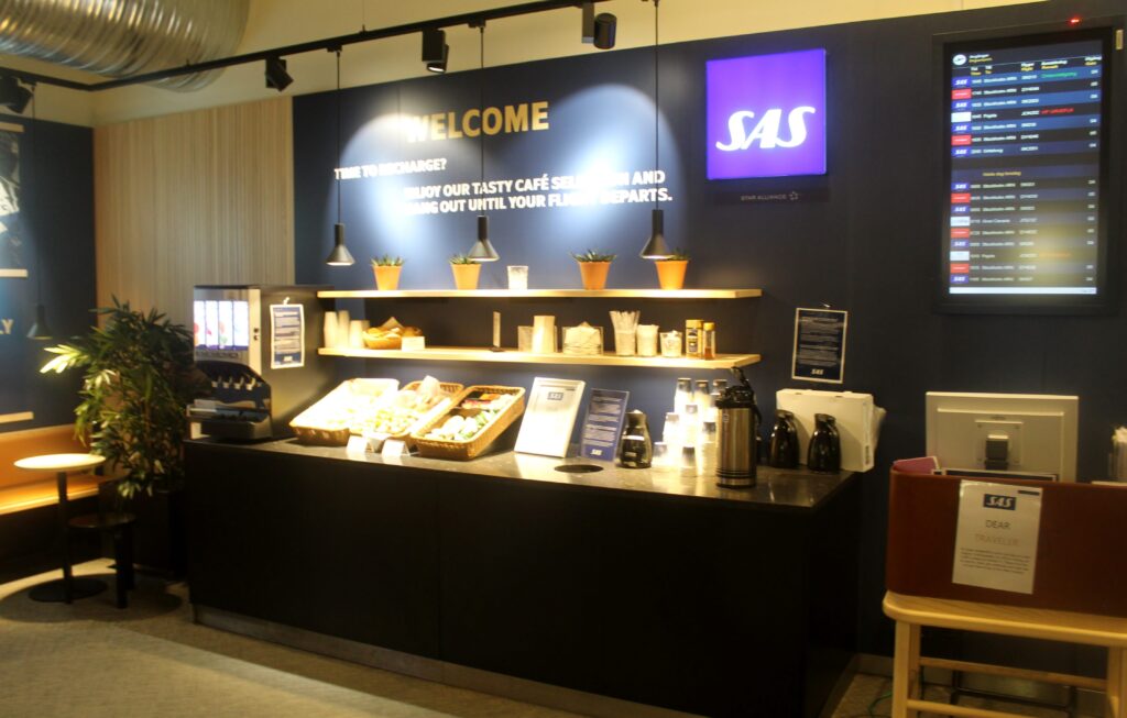 SAS Cafe Lounge Luleå Kallax