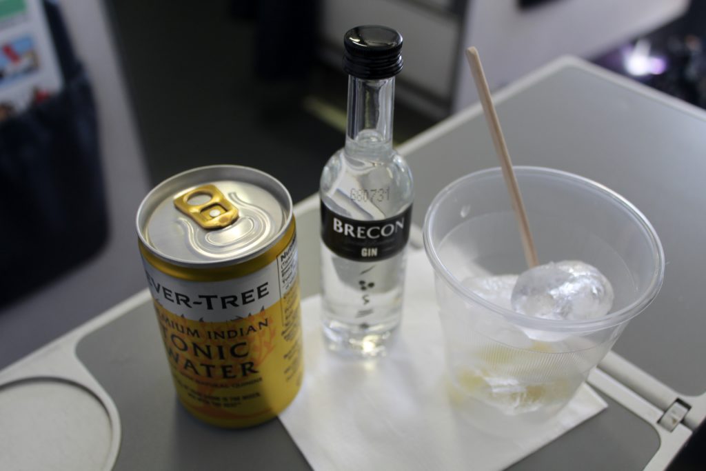 The connoisseur's gin bar on Flybe