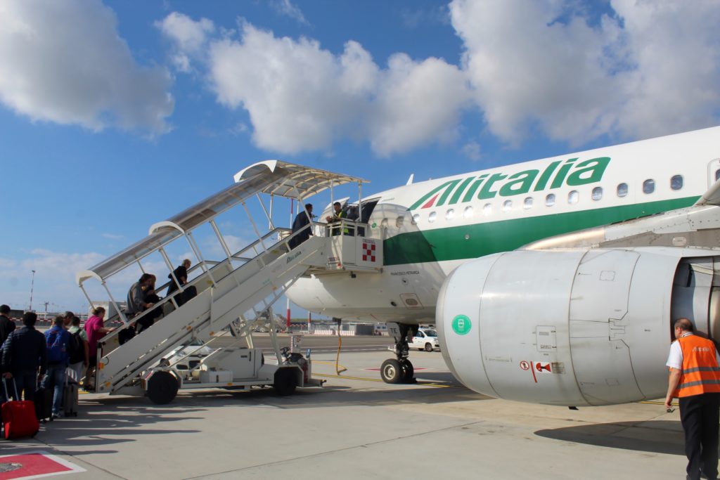 Alitalia Business Class Rome-Barcelona