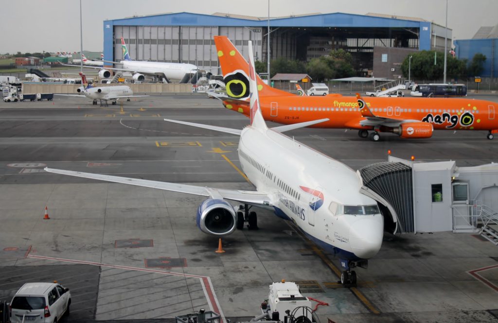 British Airways Comair Business Class Johannesburg-Durban