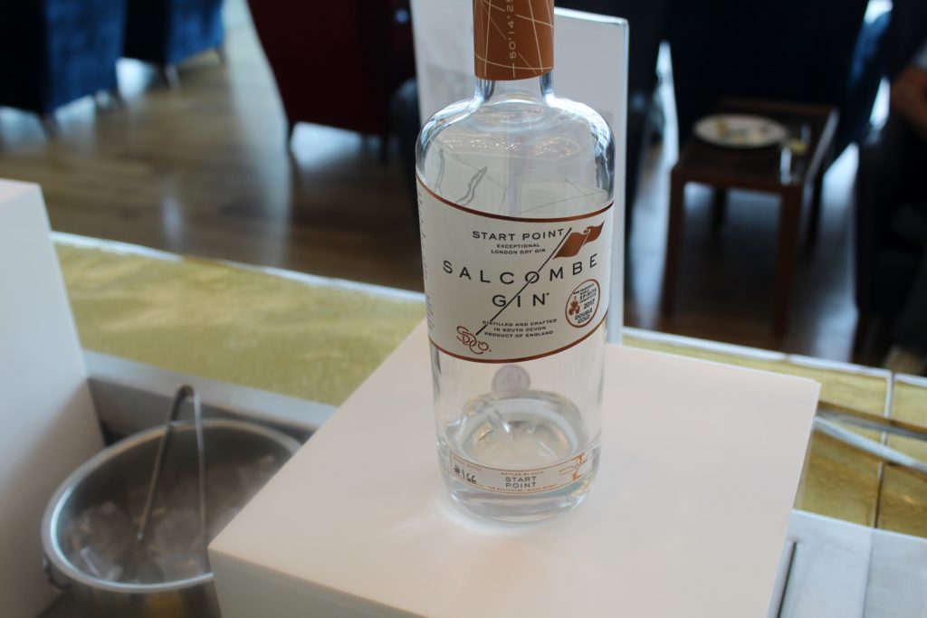 Gin festival in the British Airways Galleries First Lounge at Heathrow terminal 5