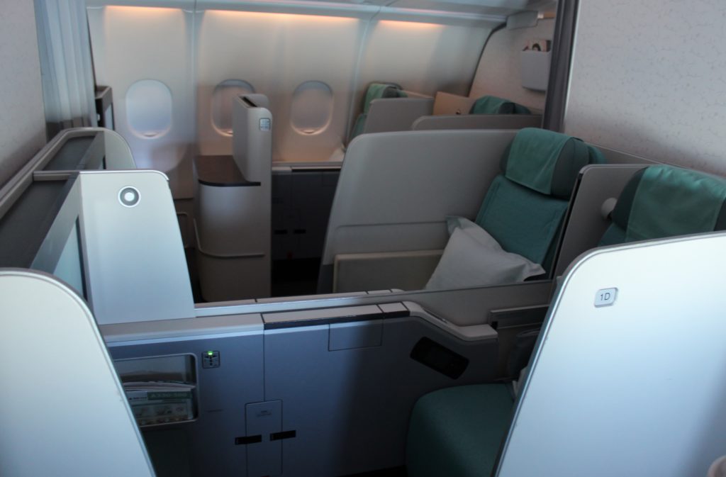 Korean Air First Class Seoul Incheon-Taipei