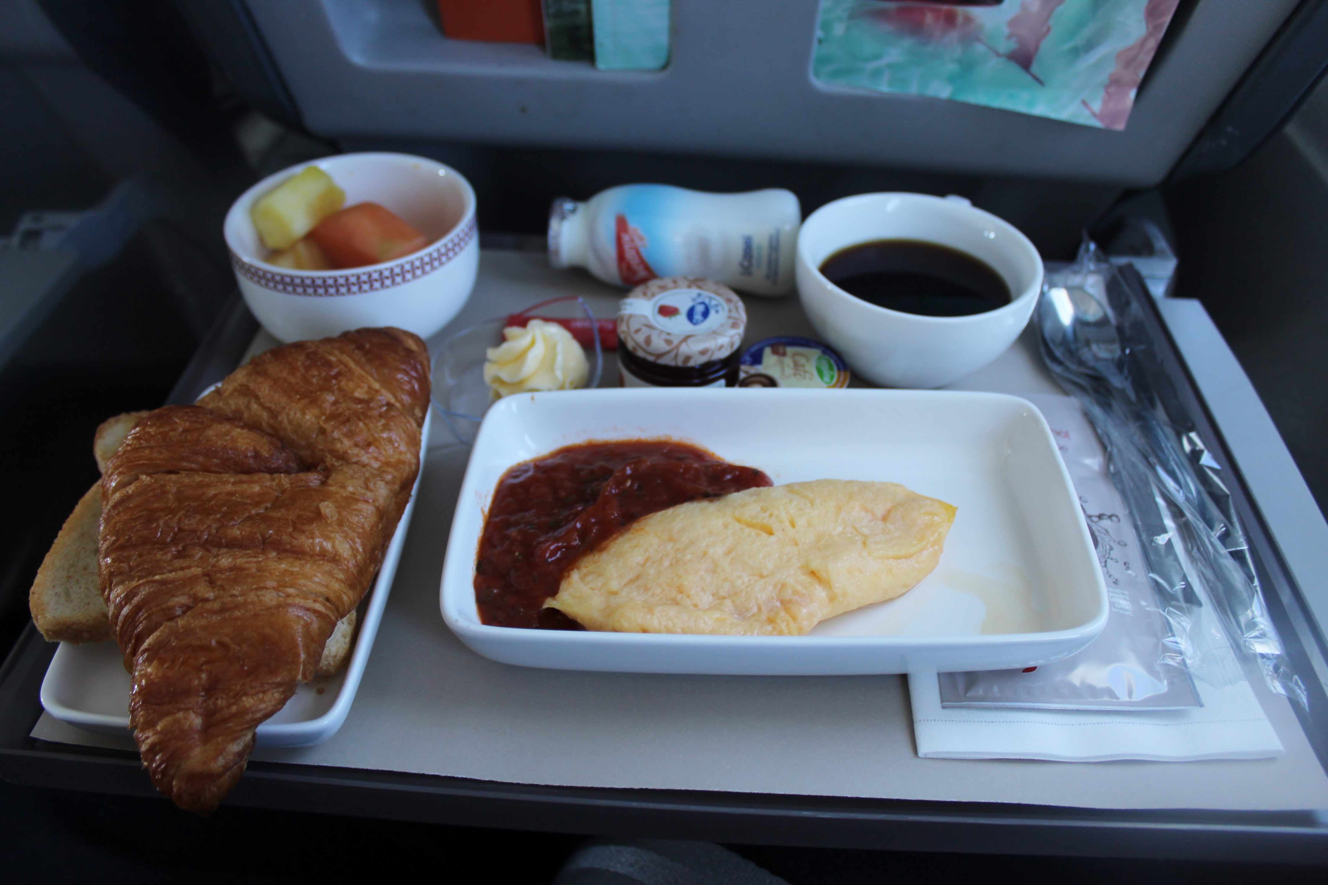 Breakfast in Iberia Business Class