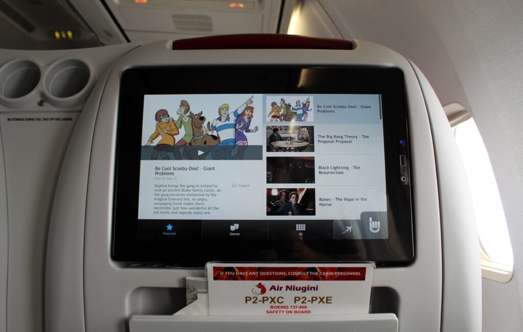 Air Niugini Business Class Honiara-Port Moresby