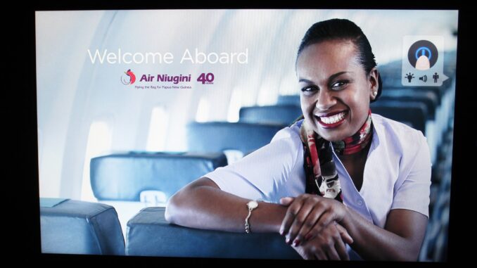 Air Niugini Economy Class Port Moresby-Sydney