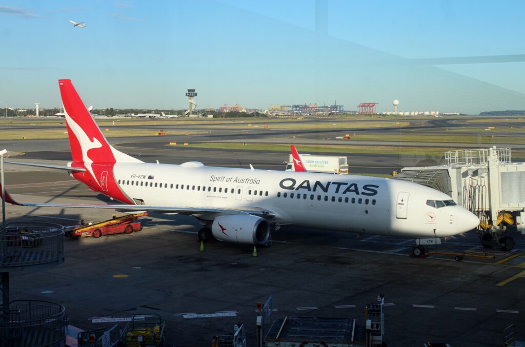 Qantas Business Class Sydney-Auckland