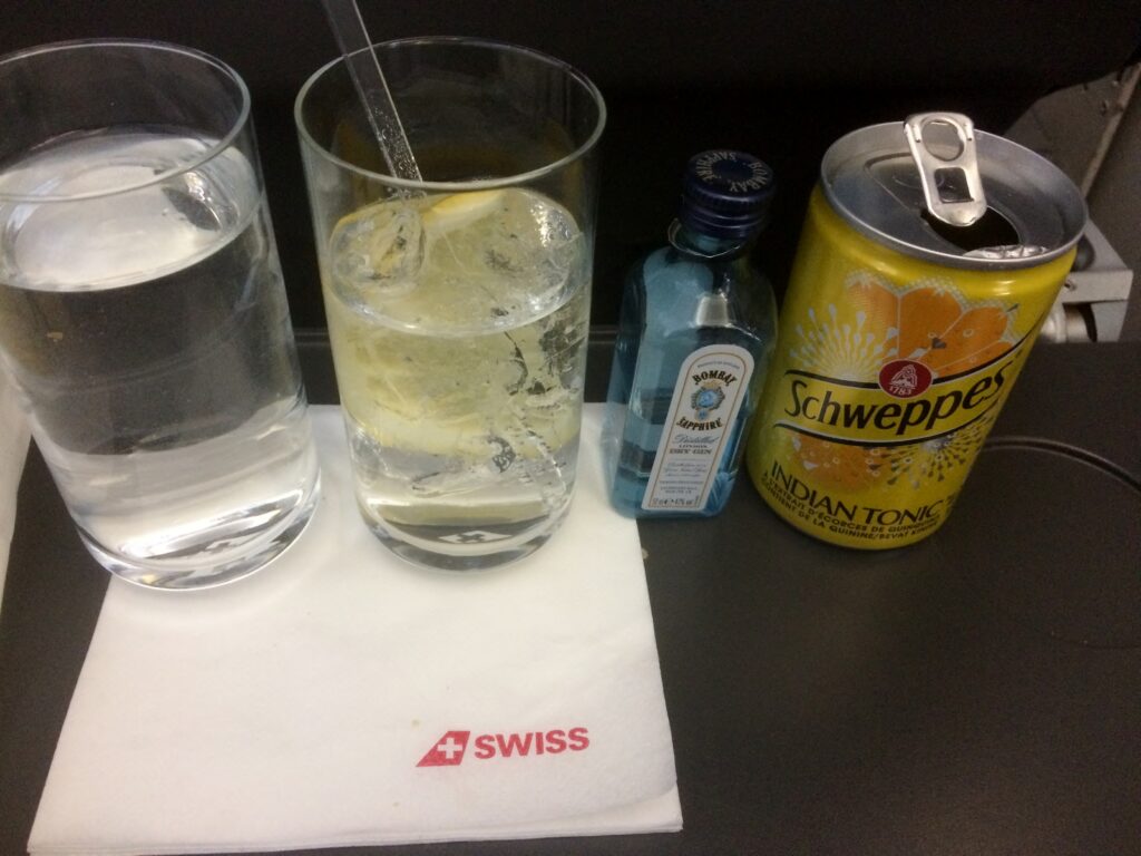 Swiss Business Class Amsterdam-Zürich