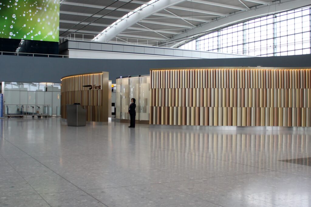 British Airways First Wing London Heathrow terminal 5