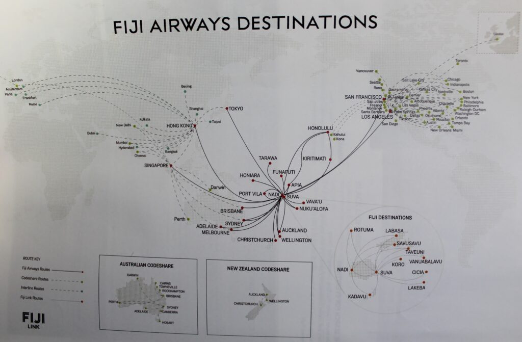 Fiji Airways Business Class Tonga Nuku'alofa-Nadi