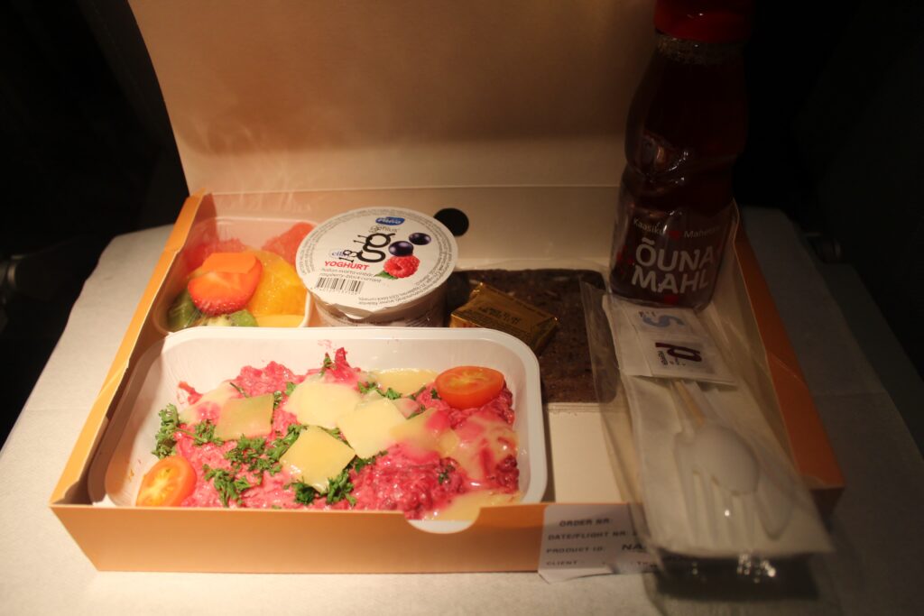 Pre-ordered breakfast it Nordica economy class