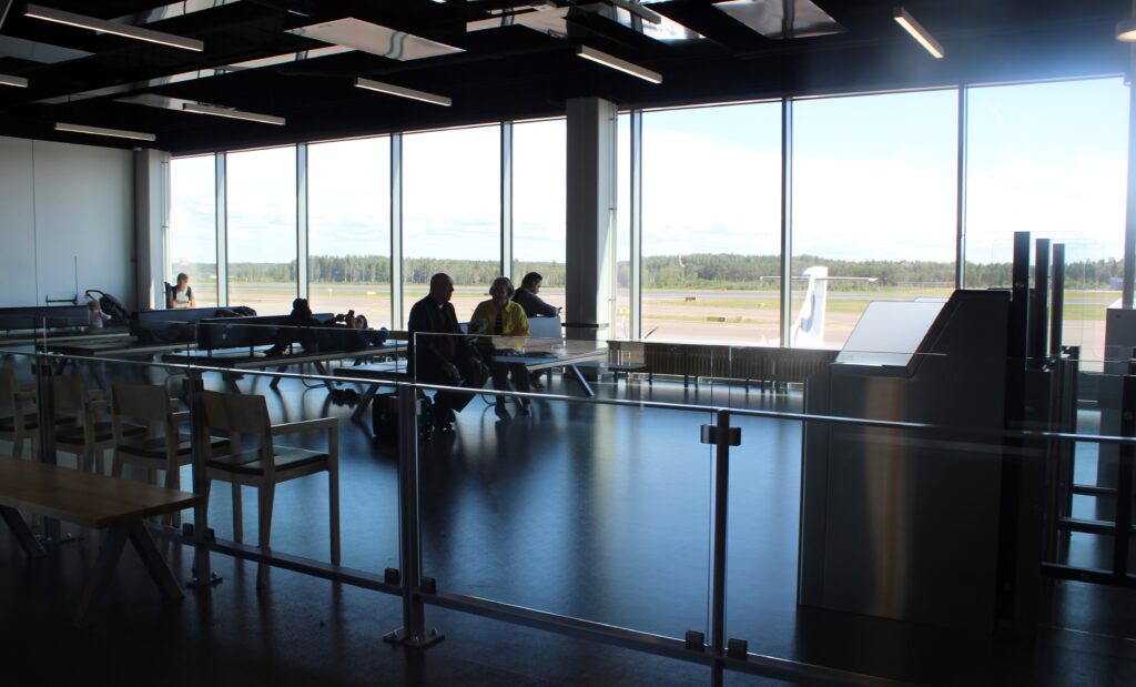 The new regional terminal concourse at Helsinki Vantaa