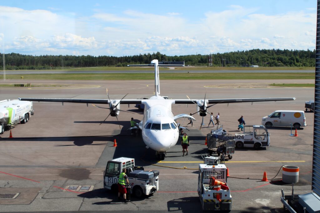 The new regional terminal concourse at Helsinki Vantaa