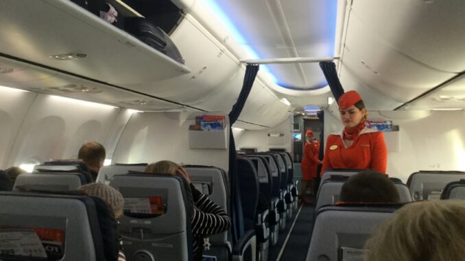 Aeroflot Economy Class Stockholm-Moscow