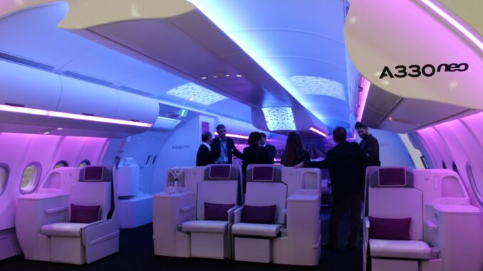 Airbus A330NEO with Airspace by Airbus cabin interior