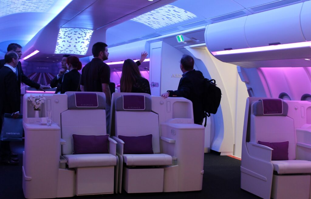 Airbus A330NEO with Airspace by Airbus cabin interior