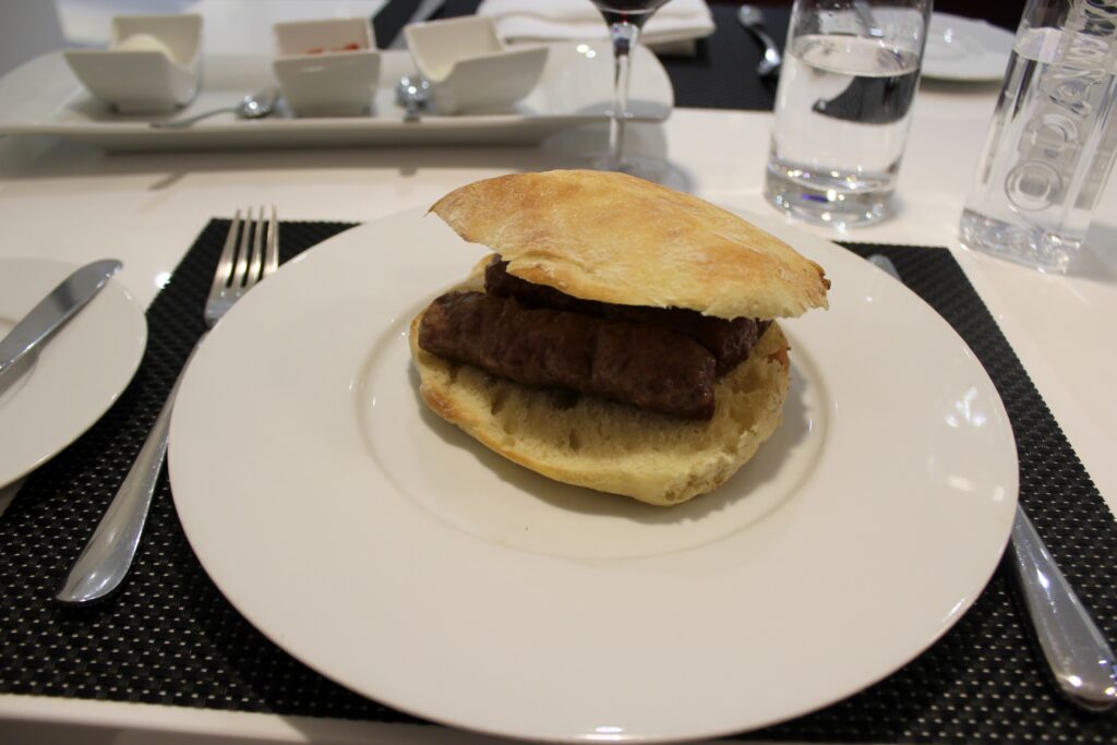 Dinner in the Air Serbia Premium Lounge in Belgrade