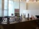 Rioja wines at the Gold Bar in the British Airways Galleries First Lounge at London Heathrow