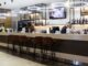 The manned bar in the All Star Lounge at Moscow Sheremetyevo