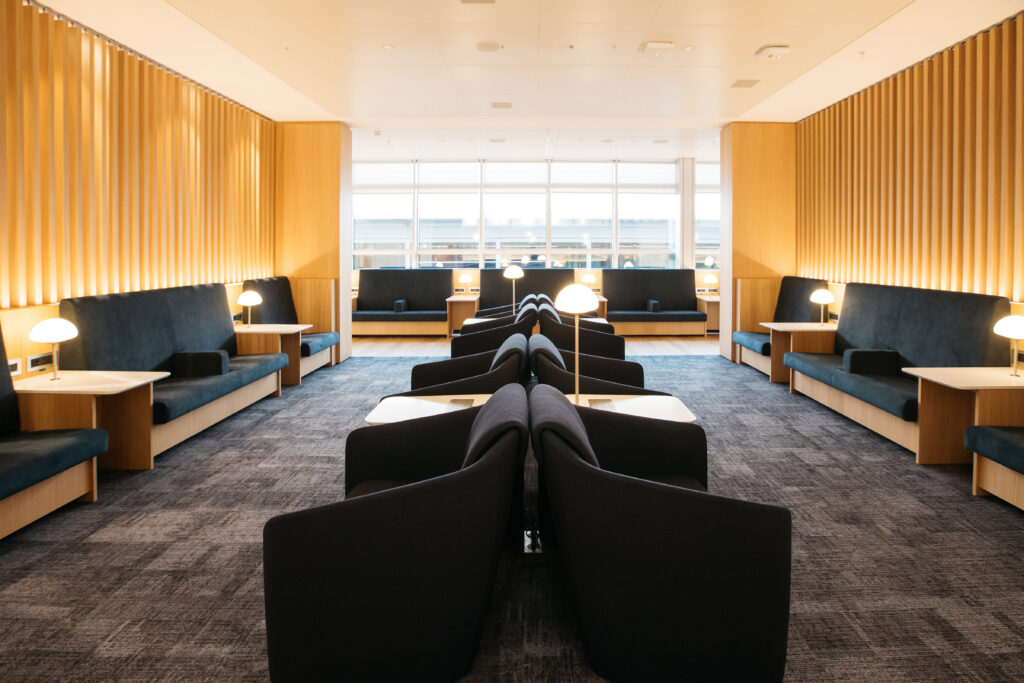 The new British Airways lounge in Geneva