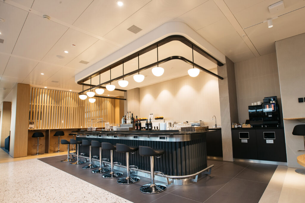 The new British Airways lounge in Geneva