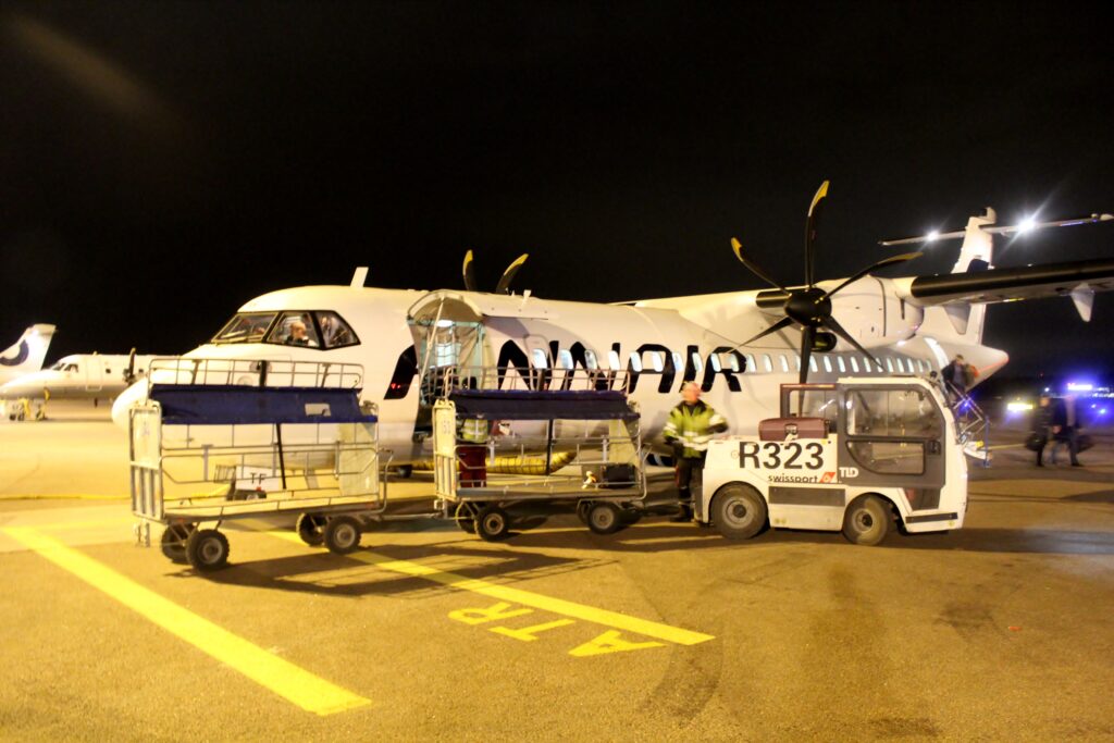 Finnair ATR-72 in Helsinki