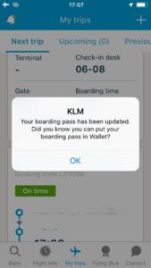 Upgrade to KLM Business Class Amsterdam-Stockholm