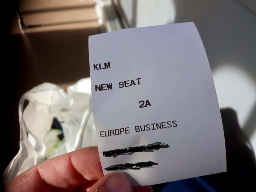 Upgrade to KLM Business Class Amsterdam-Stockholm