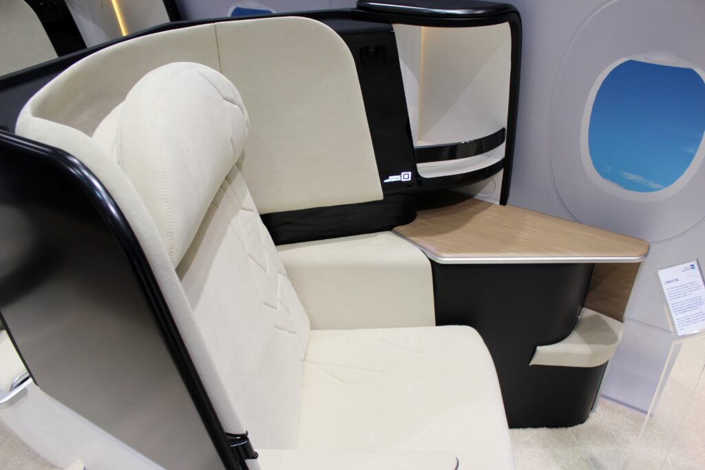 Zodiac Aerospace Cirrus NG business class seat