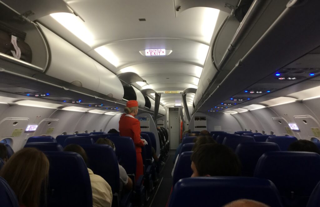 Aeroflot Economy Class Moscow SVO-Rome